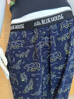 Mens Navy Constellation Animal Pajama Pants